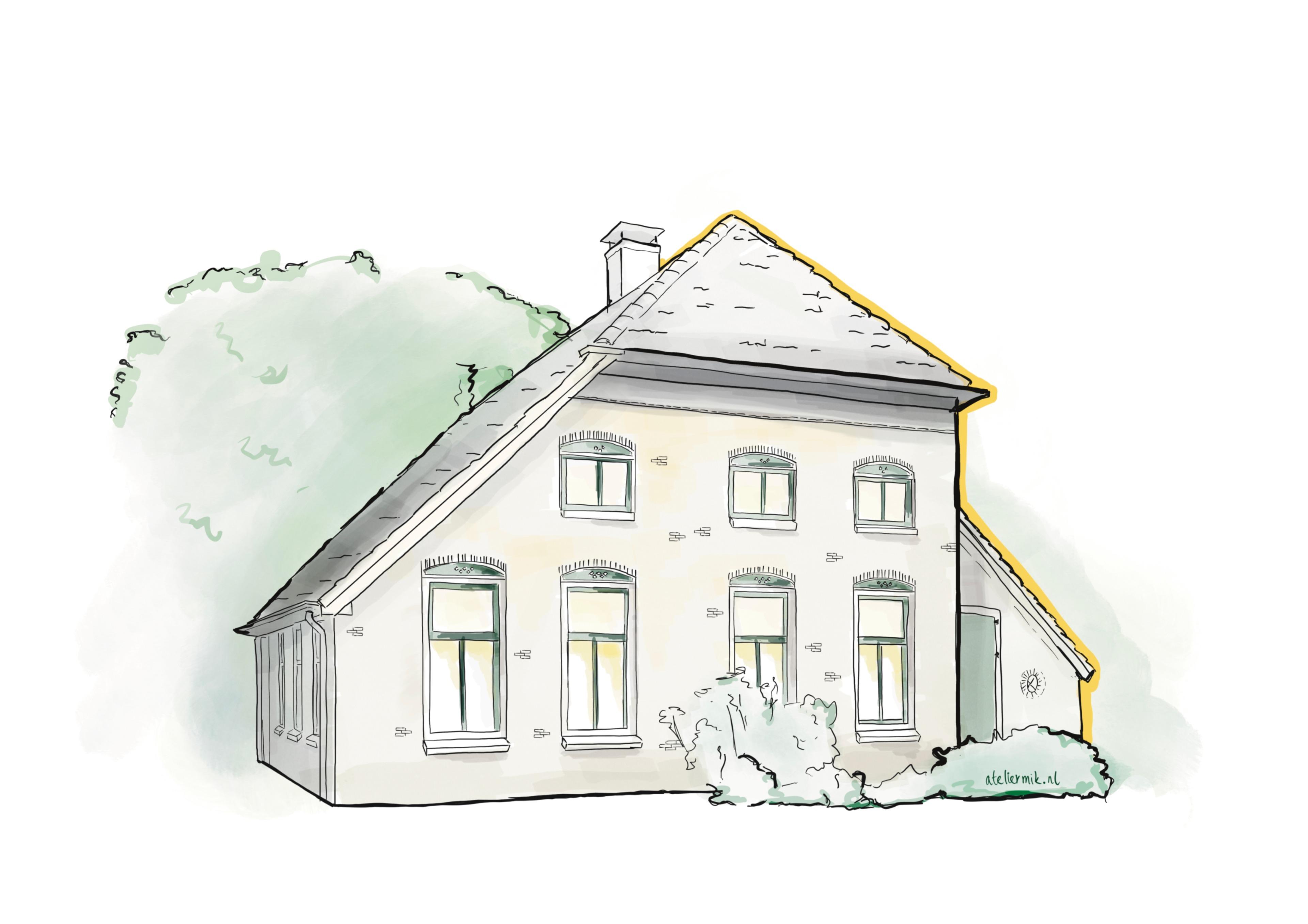 Nature house in Schoonloo
