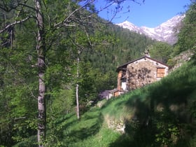 Casa nella natura a massello